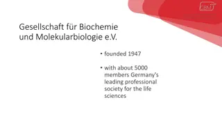 GBM: Leading Professional Society for Life Sciences in Germany