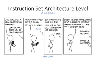 Instruction Set Architecture and Data Types in Computer Systems