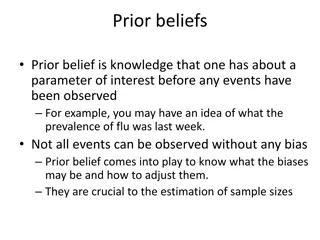 Prior Beliefs and Eliciting Expert Opinions in Parameter Estimation