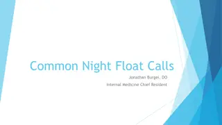 Common Night Float Calls in Internal Medicine: An Overview