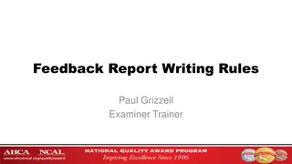 Mastering Feedback Report Writing: Rules and Guidelines for Effective Communication