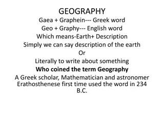 Understanding Geography: Earth's Description and Study