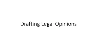 Essential Guide to Drafting Legal Opinions