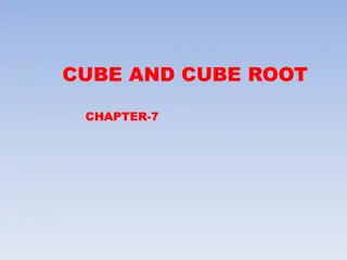 Cube and Cube Root in Chapter 7