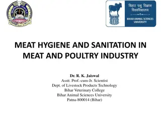 Importance of Meat Hygiene and Sanitation in the Meat Industry
