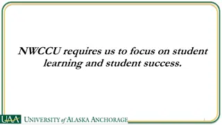 Focusing on Student Learning and Success in Higher Education