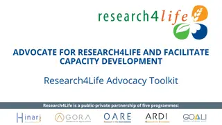 Advocacy and Capacity Development in Research4Life