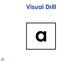 Visual Drill and Alphabet Presentation Slides Collection