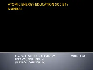 Chemical Equilibrium in Reversible Reactions and Laws