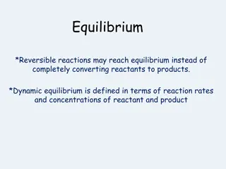 Dynamic Equilibrium in Chemical Reactions