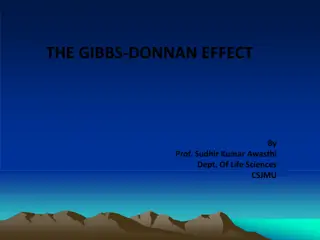 The Gibbs-Donnan Effect in Biological Systems