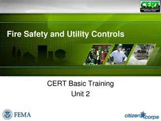 CERT Basic Training for Fire Safety and Utility Controls