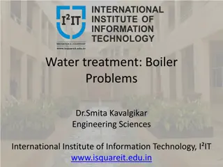 Understanding Water Treatment and Boiler Problems in Engineering Sciences
