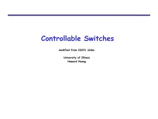 Understanding Controllable Switches and Basic Logic Gates