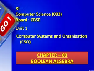 Boolean Algebra in Computer Science