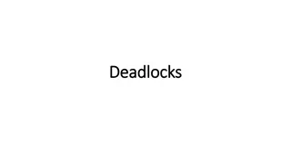 Deadlocks in Operating Systems