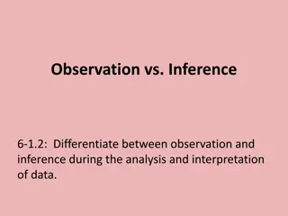 Understanding the Difference Between Observation and Inference