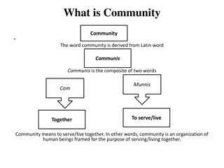 Understanding the Concept of Community: Definition, Elements, and Significance