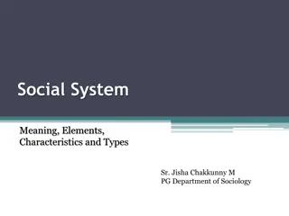 Social Systems: Meaning, Elements, Characteristics, and Types