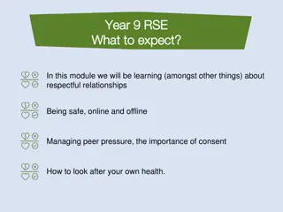 Healthy Relationships in Year 9 RSE Module