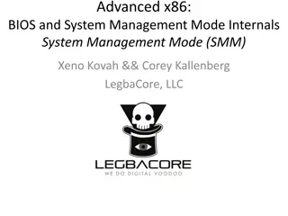 System Management Mode (SMM) in x86 Processors