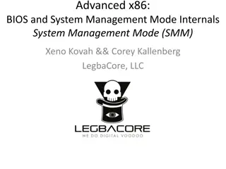 Understanding System Management Mode (SMM) in x86 Processors