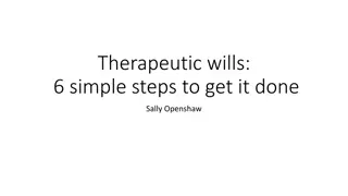 Therapeutic Wills: 6 Simple Steps to Get It Done