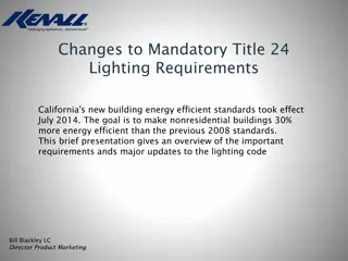 Overview of Mandatory Title 24 Lighting Requirements