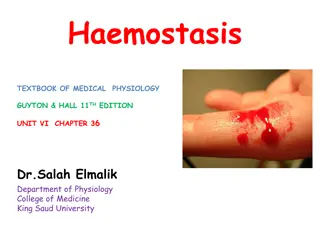 Hemostasis: Key Concepts in Blood Clotting Mechanisms