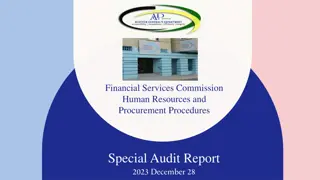 Financial Services Commission Special Audit Report 2023 Findings