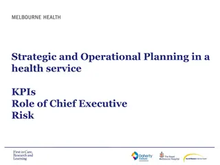 Strategic and Operational Planning in Healthcare: Navigating Changing Landscapes and Community Expectations