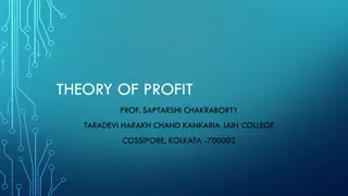 Profit: The Entrepreneur's Reward