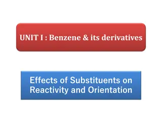 Effects of Substituents on Benzene Reactivity