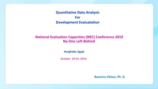 “Quantitative Data Analysis for Development - NEC Conference 2019 Overview”