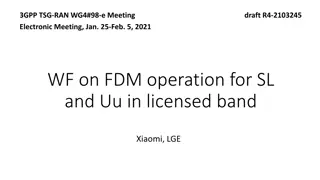 Discussion on FDM Operation for SL and Uu in Licensed Band at 3GPP TSG-RAN WG4#98-e Meeting