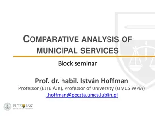 Comparative Analysis of Municipal Services in Public Sector Evolution