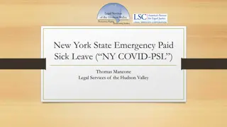 New York State Emergency Paid Sick Leave (NY COVID-PSL) Guidelines
