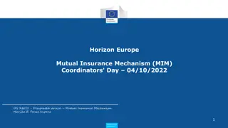 Horizon Europe Mutual Insurance Mechanism (MIM)