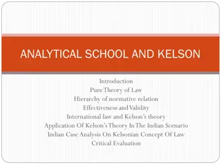 Analytical School and Kelson's Pure Theory of Law: A Critical Analysis