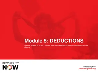 Understanding Deductions in Taxation