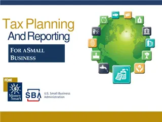Tax Planning and Reporting for Small Businesses