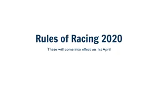 Rules of Racing 2020: Guidelines for Junior Competitors