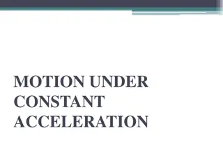 Understanding Motion Under Constant Acceleration