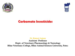 Carbamate Insecticides: Classification, Mechanism of Action, Clinical Signs, and Treatment