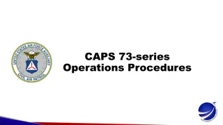 Civil Air Patrol Operations Procedures and Philosophy