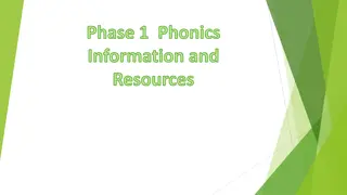 Phase 1 Phonics: Developing Early Listening and Speaking Skills