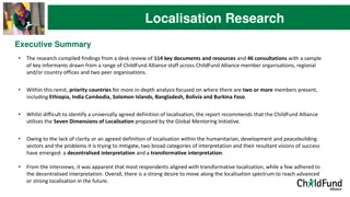Insights on Localisation Trends in ChildFund Alliance