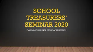 School Treasurers Seminar 2020: Insights and Trends in Education Finance