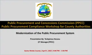 Advancing Public Procurement Through e-GP Modernization Workshop