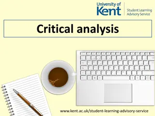Mastering Critical Analysis in Higher Education